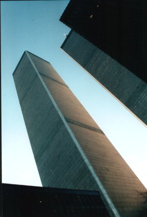 [The World Trade Center on my visit to New York City in March 2001]